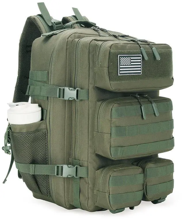 Main image of 55L Tactical Backpack Heavy Duty Military Rucksack Molle Backpack 3 Day Assault Pack for Work Outdoors