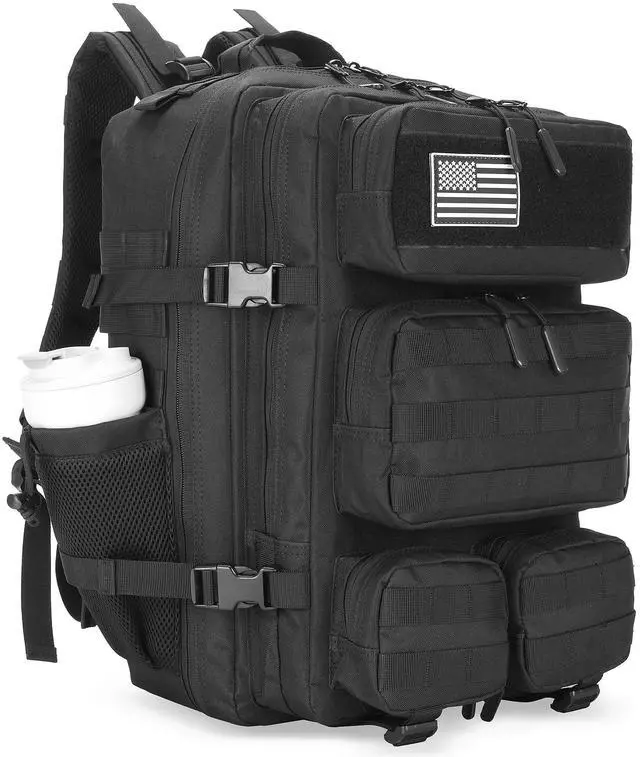 Main image of 55L Tactical Backpack Heavy Duty Military Rucksack Molle Backpack 3 Day Assault Pack for Work Outdoors