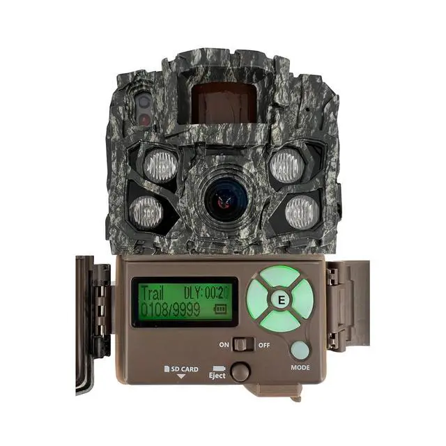Alt view image 3 of 6 - Strike Force Fhdr 40MP Trail Camera (3 Items) | 40MP Stills, 1080p Video with Sound, Radiant-4 GEN2 Night Optics to 110 Ft, 0.135-0.7 Second Trigger