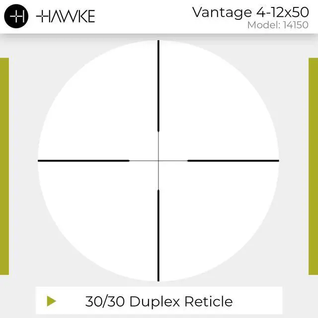 Alt view image 6 of 7 - Vantage 4-12x50 SFP Riflescope | Shockproof Waterproof Fogproof Hunting Riflescope with 30/30 Duplex Reticle, 1 Inch Mono-Tube, Capped Low-Profile Turrets, Fast Focus Eyebell
