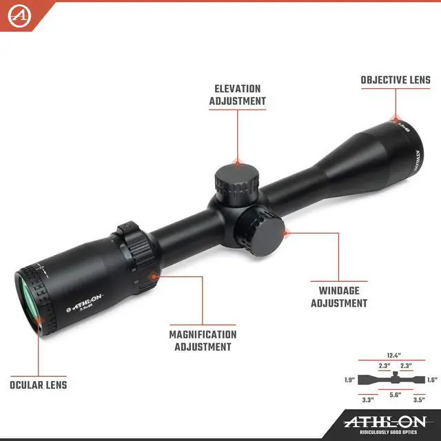 Alt view image 2 of 7 - Neos 3-9x40 Second Focal Plane Riflescopes