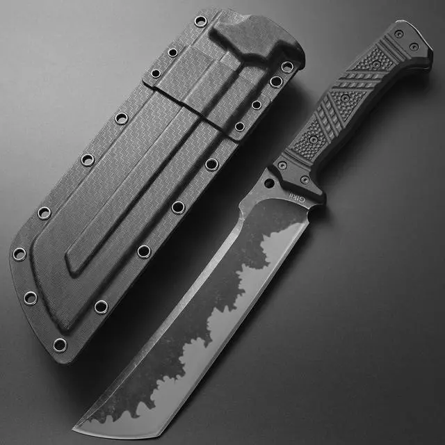 Alt view image 2 of 7 - GTK1 Fixed Blade Knife DC53 Steel Blade Nylon Fiberglass Handle Full Tang EDC Tool Knifes for Outdoor Camping Survival Adventure Bushcraft