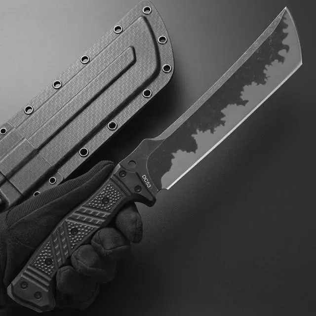 Alt view image 6 of 7 - GTK1 Fixed Blade Knife DC53 Steel Blade Nylon Fiberglass Handle Full Tang EDC Tool Knifes for Outdoor Camping Survival Adventure Bushcraft