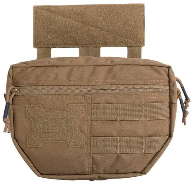 Main image of Tactical Drop Dump Pouch Molle Tool Pouch with Hook & Loop Carrying Kit Bag for Tactical Vest Chest Rig
