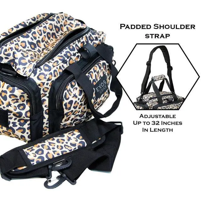 Alt view image 3 of 7 - Tactical Range Bag - Medium Size Range Bag for Shooting - Gun Case for Handguns, Ammo Storage, Tactical Backpack, Molle Webbing, Free Subdued USA Patch, Designed in the USA