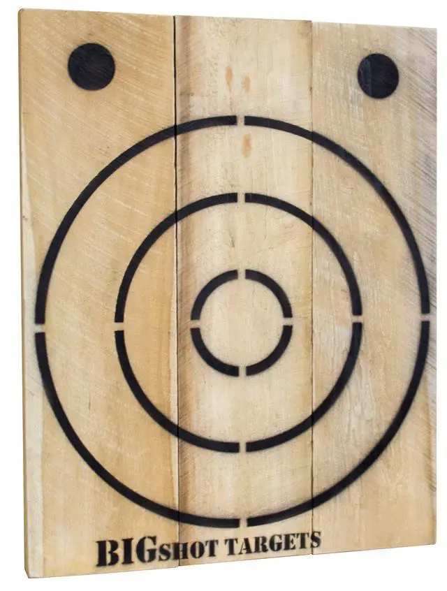 Alt view image 2 of 7 - Pro Heavy Duty Wooden Axe Throwing Target - Professional Grade 2" Lumber Construction with Bottle Opener & Hanging Hardware - Official Size Backyard Axe Hatchet Knife Target - 35.5" x 28.75"