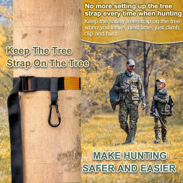 Alt view image 5 of 7 - Tree Strap Hunting, Hunting Safety Harness Tree Strap, Tree Stand Safety Strap, Make Hunting Safer and Easier