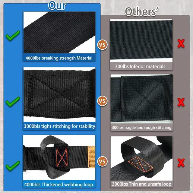 Alt view image 6 of 7 - Tree Strap Hunting, Hunting Safety Harness Tree Strap, Tree Stand Safety Strap, Make Hunting Safer and Easier