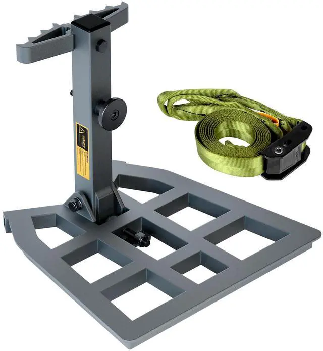 Main image of Saddle Hunting Platform, Aluminum Adjustable Tree Saddle Platform, Saddle Hunting Platform for Hunting, Reliable Silent Adjustable 12''X12'' Saddle Hunting Accessories Hunting Saddle Kit