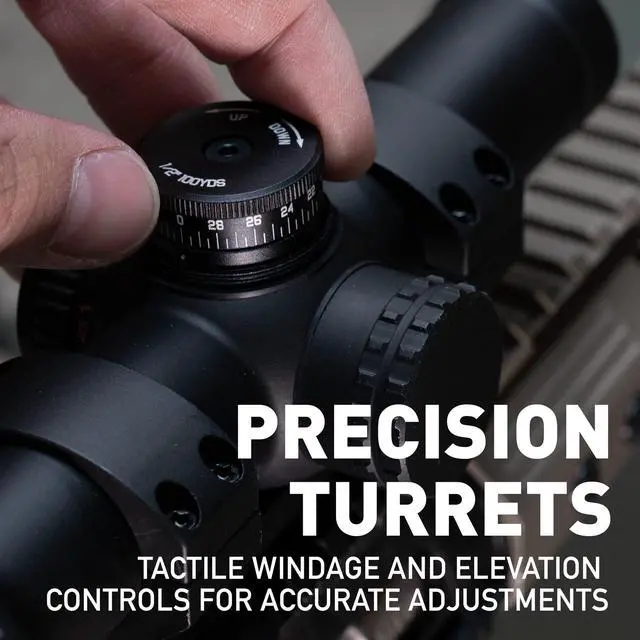 Alt view image 7 of 7 - Banshee ED 1-8x24 LPVO Rifle Scope with Offset Scope Mount
