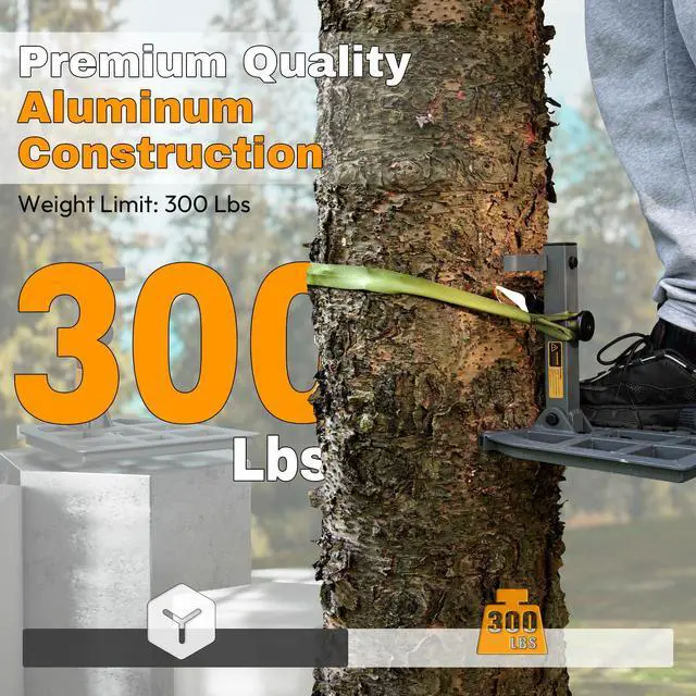 Alt view image 3 of 6 - Saddle Hunting Platform, Aluminum Adjustable Tree Saddle Platform, Saddle Hunting Platform for Hunting, Reliable Silent Adjustable 12''X12'' Saddle Hunting Accessories Hunting Saddle Kit