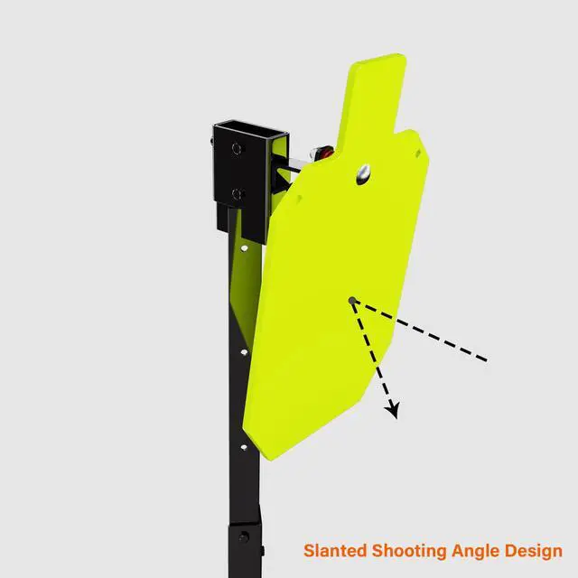 Alt view image 5 of 7 - Target Stand System 3/8" Thick Shooting Target Kit Combination AR500 Steel Shooting Target with Height Adjustable Stand Mount for Outdoor Range and Shooting Practice