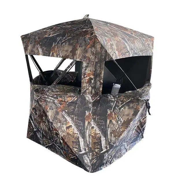 Alt view image 6 of 7 - SPUR Collector 3 Person Hunting Blind, Portable Ground Blind with Silent Windows, Portable Durable Hunting Tent for Deer & Turkey Hunting
