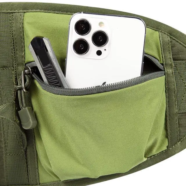 Alt view image 3 of 4 - Tree Stand Transport System, Comfortable Padded Tree Stand Backpack Carry Straps, Adjustable Tree Stand Carrier System, Universal Fits Most Tree Stands, Includes Necessary Hip & Waist Belt