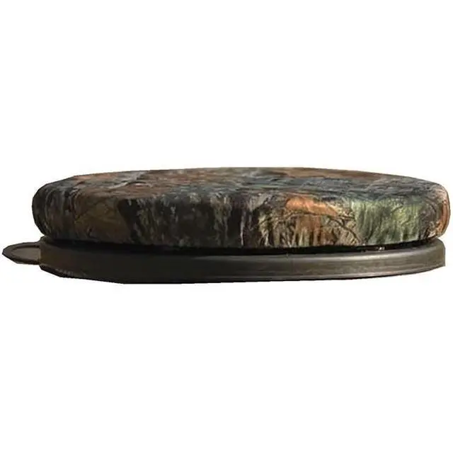Alt view image 2 of 3 - 5-Gallon Pail 360-Degree Swivel Seat Top - Durable Camouflage Lightweight Portable All-Day Comfort Hunting Outdoor Rotating Cushion with Attached Handle (Pack of 2)