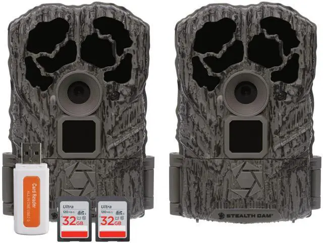 Main image of Browtine 16MP Trail Camera with 2x32gb SD and Reader (5 Items) | 2×32gb SDHC UHS-I Cards and High-Speed Card Reader, 80 Ft Ir Range, Under 0.8 Second Trigger