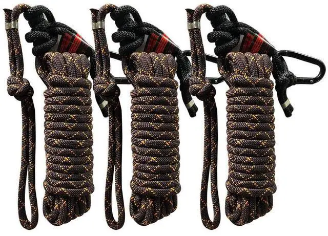 Main image of HUNDERBAY Hunting Safety Linemans Rope 8ft/30ft, Rope-Style Tree Strap for Tree-Stand Hunting and Climbing