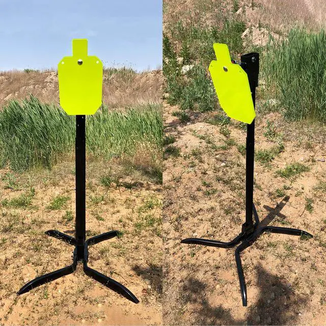 Alt view image 7 of 7 - Target Stand System 3/8" Thick Shooting Target Kit Combination AR500 Steel Shooting Target with Height Adjustable Stand Mount for Outdoor Range and Shooting Practice