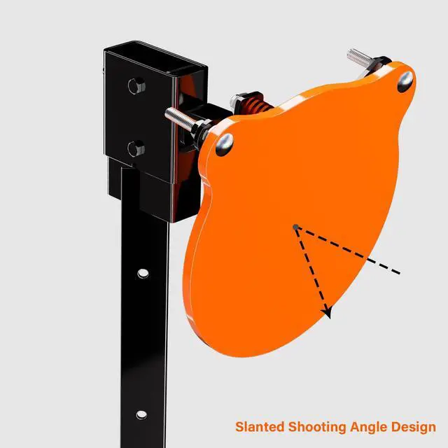 Alt view image 4 of 7 - Target Stand System 3/8" Thick Shooting Target Kit Combination AR500 Steel Shooting Target with Height Adjustable Stand Mount for Outdoor Range and Shooting Practice