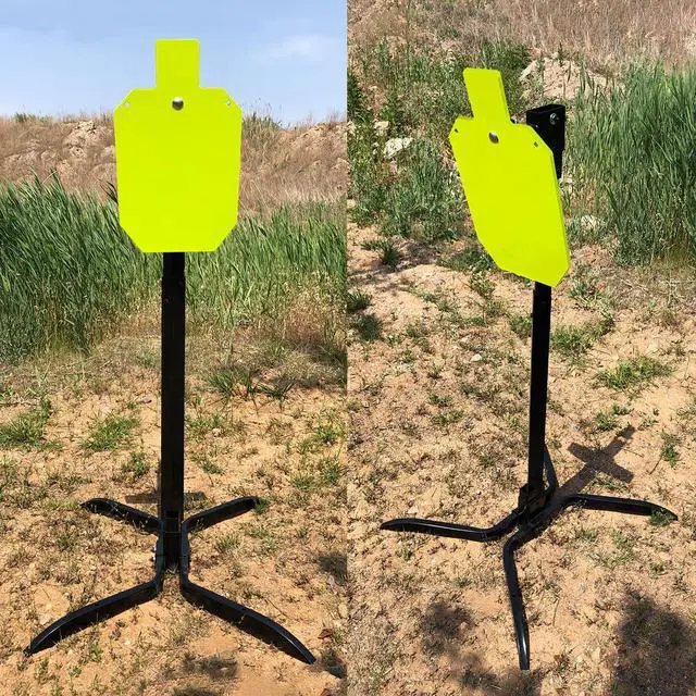 Alt view image 7 of 7 - Target Stand System 3/8" Thick Shooting Target Kit Combination AR500 Steel Shooting Target with Height Adjustable Stand Mount for Outdoor Range and Shooting Practice