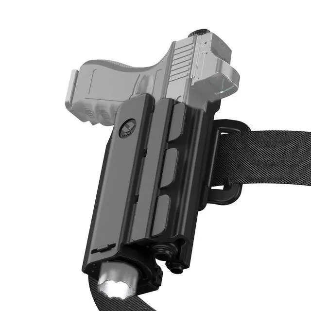 Alt view image 5 of 7 - Light Bearing Holster for Sig P320, P226, P229, SP2022 and SP2340 Compatible with Streamlight TLR-2 and SureFire X400