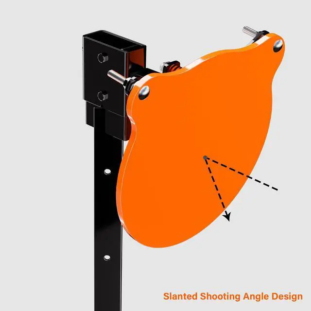 Alt view image 5 of 7 - Target Stand System 3/8" Thick Shooting Target Kit Combination AR500 Steel Shooting Target with Height Adjustable Stand Mount for Outdoor Range and Shooting Practice