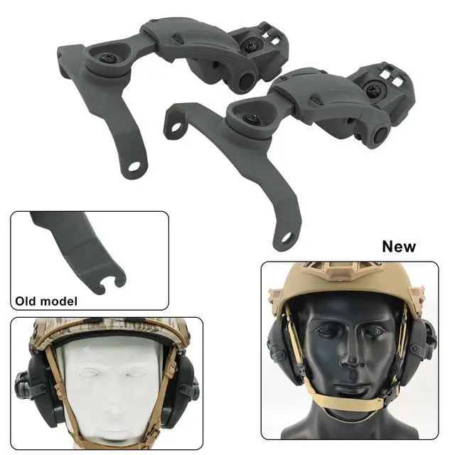 Alt view image 2 of 2 - ARC Rail Adapter for Fast Series Helmets Compatible with Walker's Razor Earmuffs