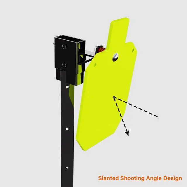Alt view image 5 of 7 - Target Stand System 3/8" Thick Shooting Target Kit Combination AR500 Steel Shooting Target with Height Adjustable Stand Mount for Outdoor Range and Shooting Practice