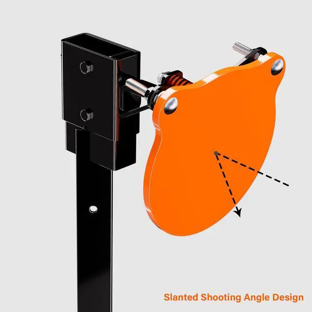 Alt view image 4 of 6 - Target Stand System 3/8" Thick Shooting Target Kit Combination AR500 Steel Shooting Target with Height Adjustable Stand Mount for Outdoor Range and Shooting Practice