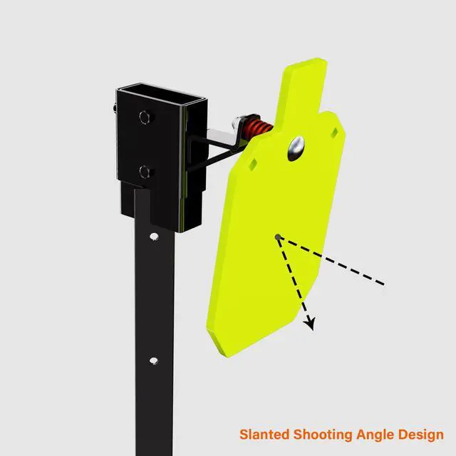Alt view image 5 of 7 - Target Stand System 3/8" Thick Shooting Target Kit Combination AR500 Steel Shooting Target with Height Adjustable Stand Mount for Outdoor Range and Shooting Practice