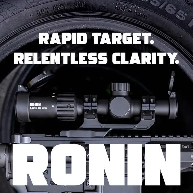 Alt view image 2 of 4 - Ronin 1-6x20 HD Second Focal Plane SFP | Shorty | LPVO Rifle Scope
