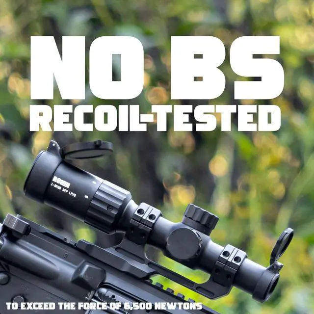 Alt view image 4 of 4 - Ronin 1-6x20 HD Second Focal Plane SFP | Shorty | LPVO Rifle Scope