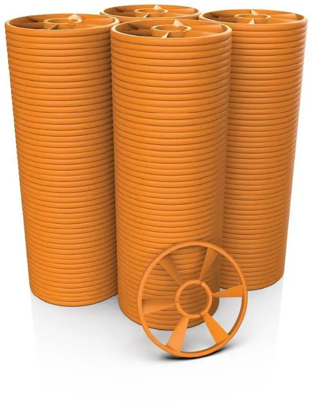 Main image of ClayCopter Target Discs 90mm-110mm 200 Pack, Biodegradable, Lightweight Clay Pigeon, for ClayCopter Launchers, Target Shooting, Range, and Hunting