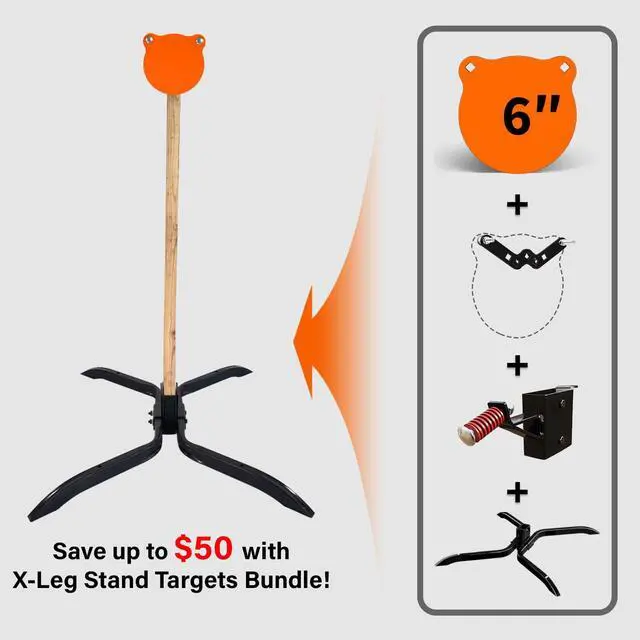 Alt view image 2 of 7 - Target Stand System - AR500 Steel Target with 2x4 Mount Kit