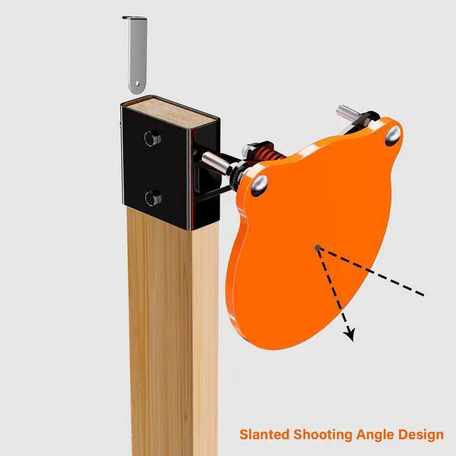 Alt view image 3 of 4 - Target Stand System - AR500 Steel Target with 2x4 Mount Kit