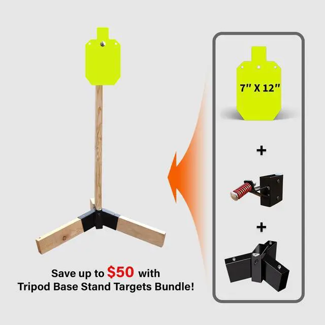 Alt view image 2 of 5 - Target Stand System - AR500 Steel Target with 2x4 Mount Kit