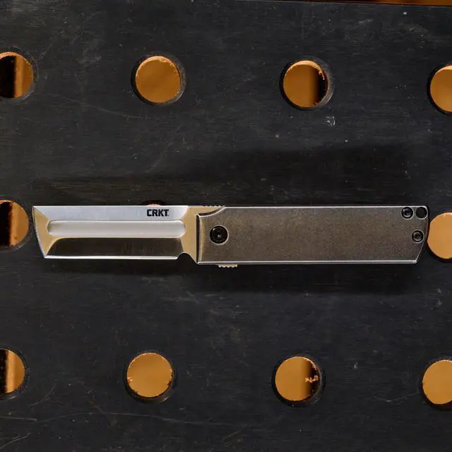 Alt view image 6 of 6 - MinimalX Everyday Carry Folding Knife: Razor Style with 12C27 Steel Blade, Stainless Steel Handle, 5915