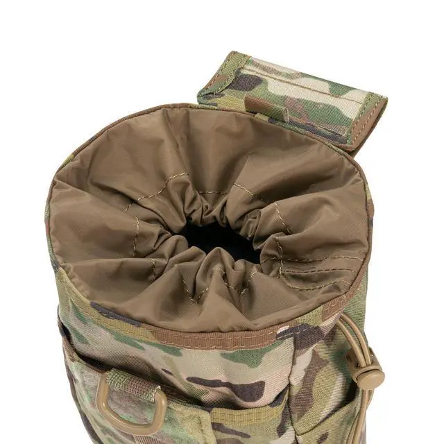 Alt view image 7 of 7 - Molle Dump Pouch Drawstring Magazine Utility Pouch Folding Dump Pouch Waist Bag