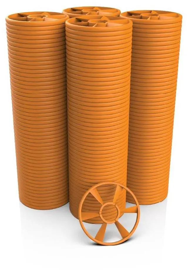Main image of ClayCopter Target Discs 90mm-110mm 200 Pack, Biodegradable, Lightweight Clay Pigeon, for ClayCopter Launchers, Target Shooting, Range, and Hunting