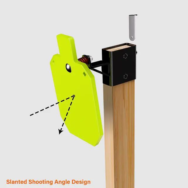 Alt view image 4 of 7 - Target Stand System - AR500 Steel Shooting Target 1/2" Thick with 2x4 Stand Kit