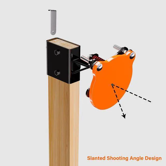 Alt view image 4 of 7 - Target Stand System - AR500 Steel Target with 2x4 Mount Kit