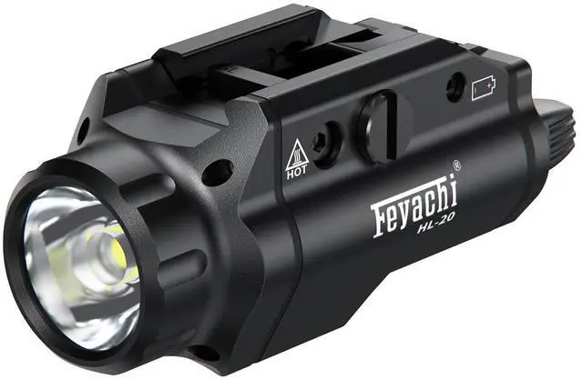 Main image of Tactical Picatinny Rail Flashlight, LED Weapon Light, Pistol Light | 1000 Lumen Upgrade Rail Locating Keys for Picatinny