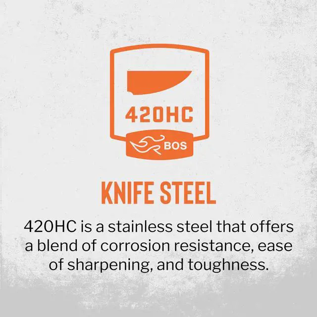Alt view image 6 of 7 - 112 Ranger Hunting Knife, 3" Blade, Lockback Design, Ebony Handle, Brass Bolsters, 420HC Stainless Steel Clip Point Blade, Sheath Included, Folding Knife Made in the USA, 5.6 oz