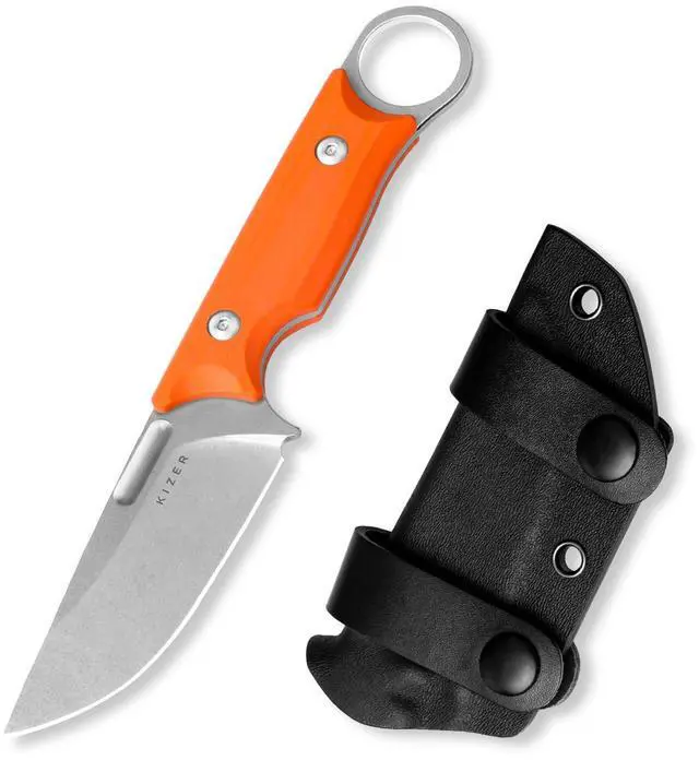 Main image of Cabox Fixed Blade Knife 3.36" D2 Steel Fixed Blade Hunting Knife G10 Handle with Sheath Survival Camping Knife 1048M2