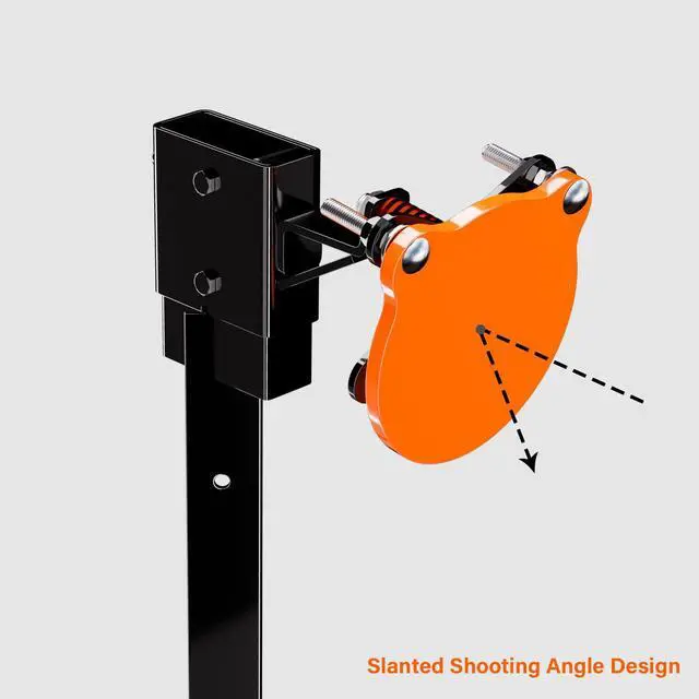 Alt view image 4 of 7 - Target Stand System 3/8" Thick Shooting Target Kit Combination AR500 Steel Shooting Target with Height Adjustable Stand Mount for Outdoor Range and Shooting Practice
