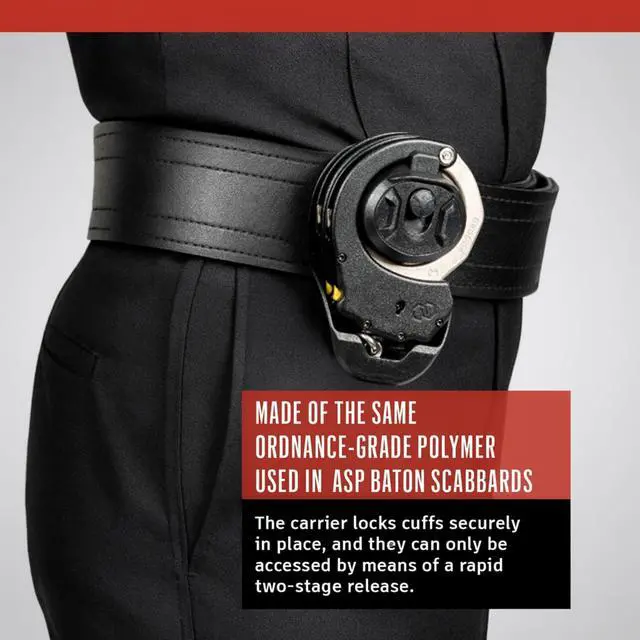 Alt view image 3 of 6 - Exo Case for Handcuffs, Handcuff Case for Duty Belt, Police Vest, or Belt Pouch, Duty Belt Accessories, Police Gear, Law Enforcement Gear, and Security Guard Equipment