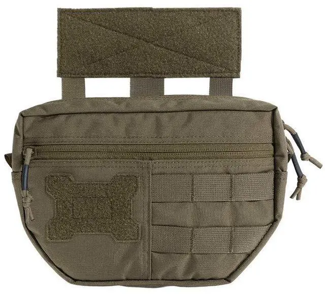 Main image of Tactical Drop Dump Pouch Molle Tool Pouch with Hook & Loop Carrying Kit Bag for Tactical Vest Chest Rig