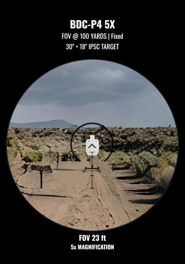Alt view image 3 of 7 - Cyborg 5X Prism Scope V2 with Shake Awake | BDC Reticle