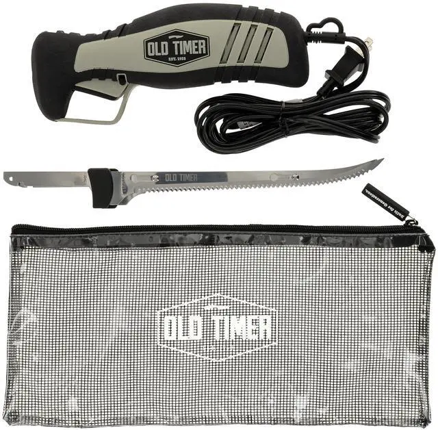 Main image of Electric Fillet Knife with Rechargeable Battery, 8" Blade, High Carbon Stainless Steel, For Fishing, Filleting, and Outdoors