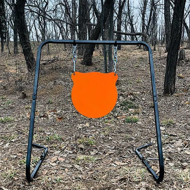 Alt view image 6 of 7 - Complete AR500 Steel Targets System Steel Shooting Stand with Chain Mounting Kit - Optional Combination with 3/8 Inch Thick Target for Outdoor Range and Shooting Practice